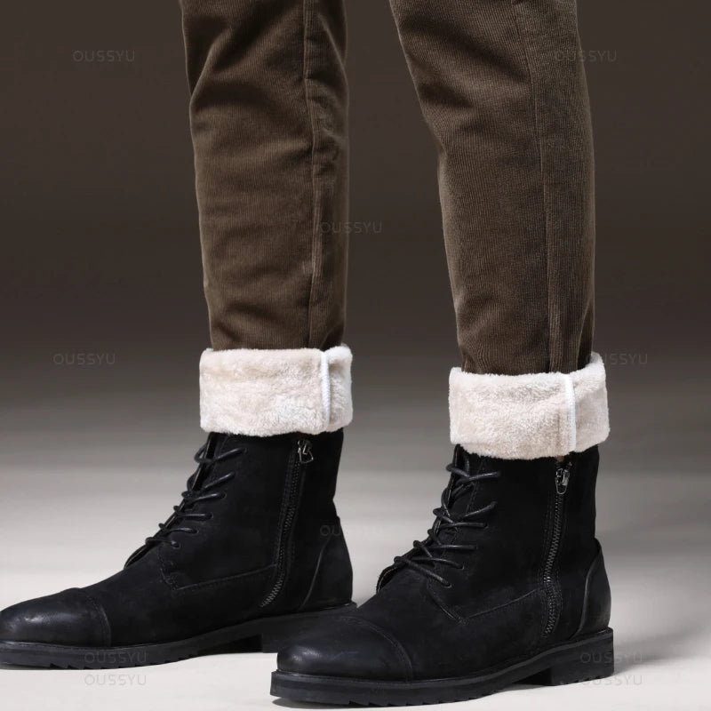 Urban Gents™ Corduroy Fleece Broek - Perfect voor de winter